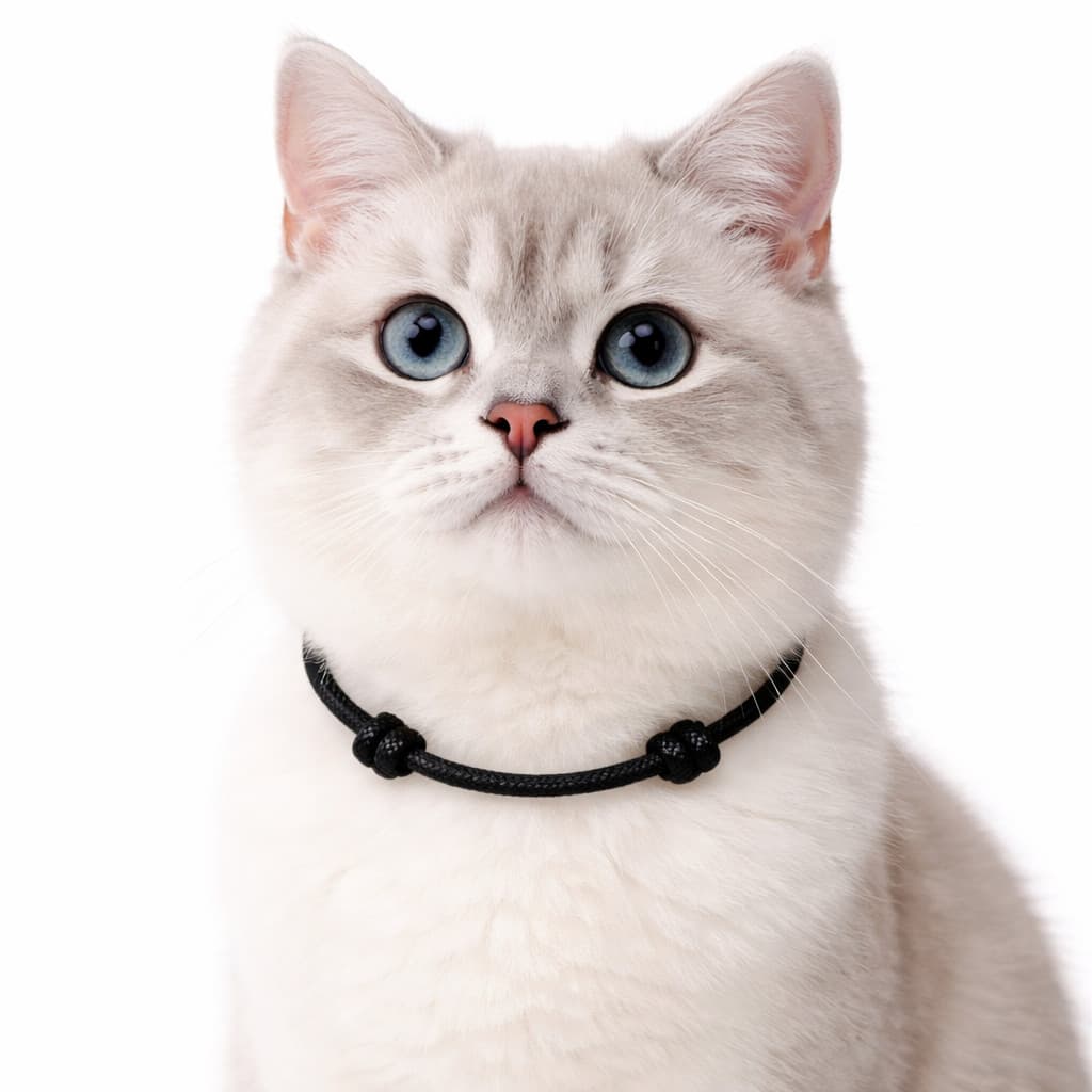 Colar Ajustável para Gatos – Feito com Corda Resistente