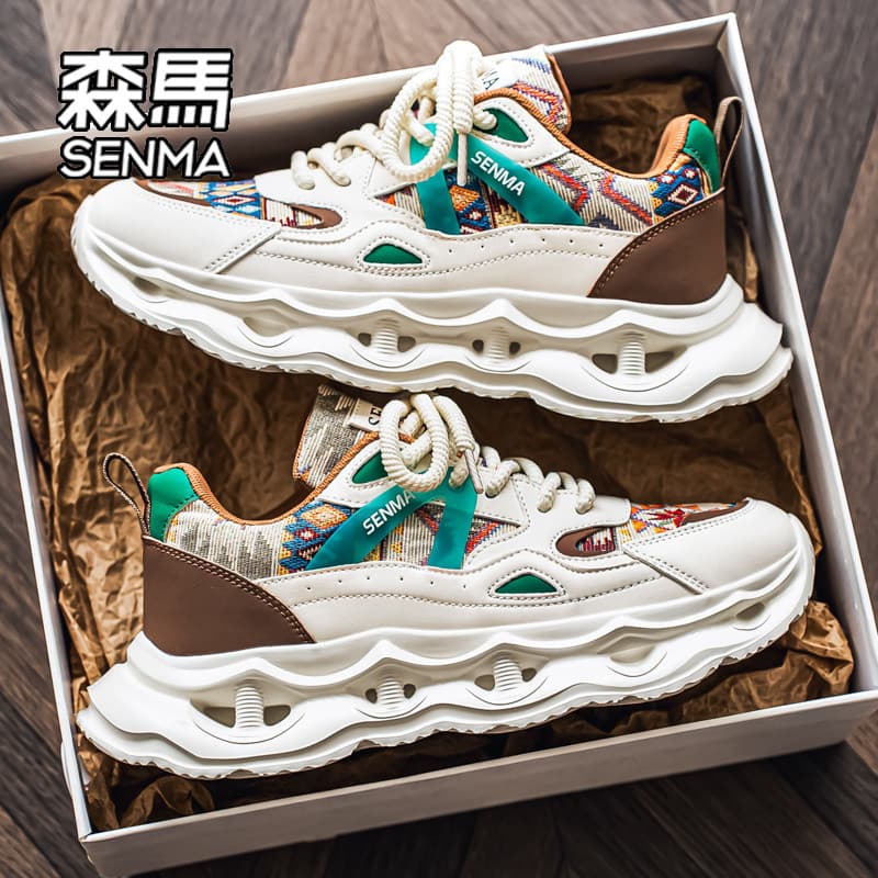 Senma sapatos masculinos 2026 novo estilo outono venda quente masculino ao ar livre Casual pai sapatos de venda quente g