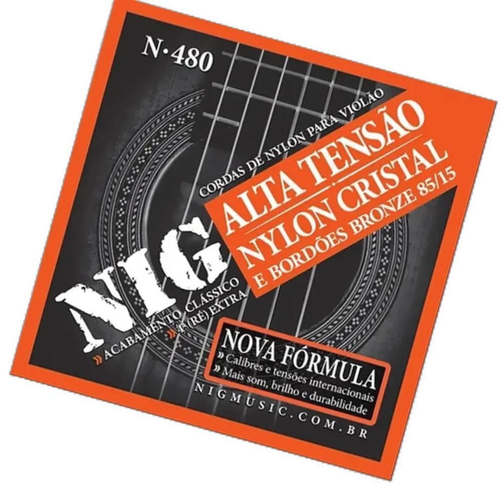 ENCORDOAMENTO NIG VIOLAO NYLON ALTA TENSAO N480
