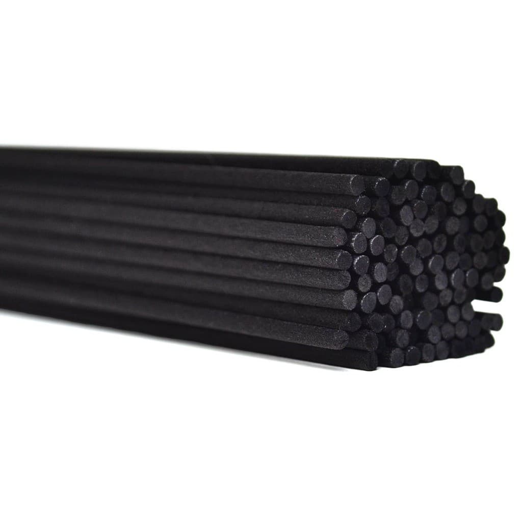 Varetas Difusoras Em Fibra de Algodão p/ Aromatizador Ambiente Preta (Kit 100)