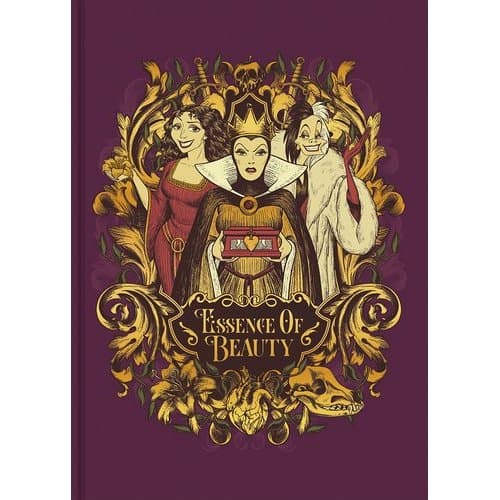 Caderno Capa Dura Viloes Disney 160 Folhas Temas Escolares Estampas Coloridas