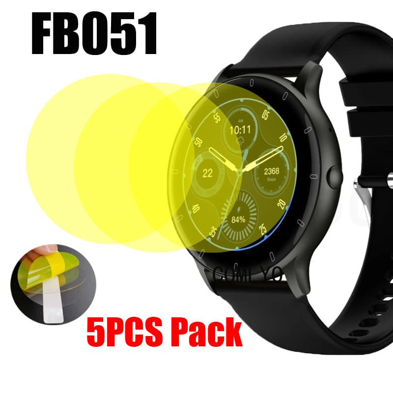 Para BETTDOW FB051 Capa Protetora De Tela De Smartwatch Relógio Inteligente HD TPU Filme