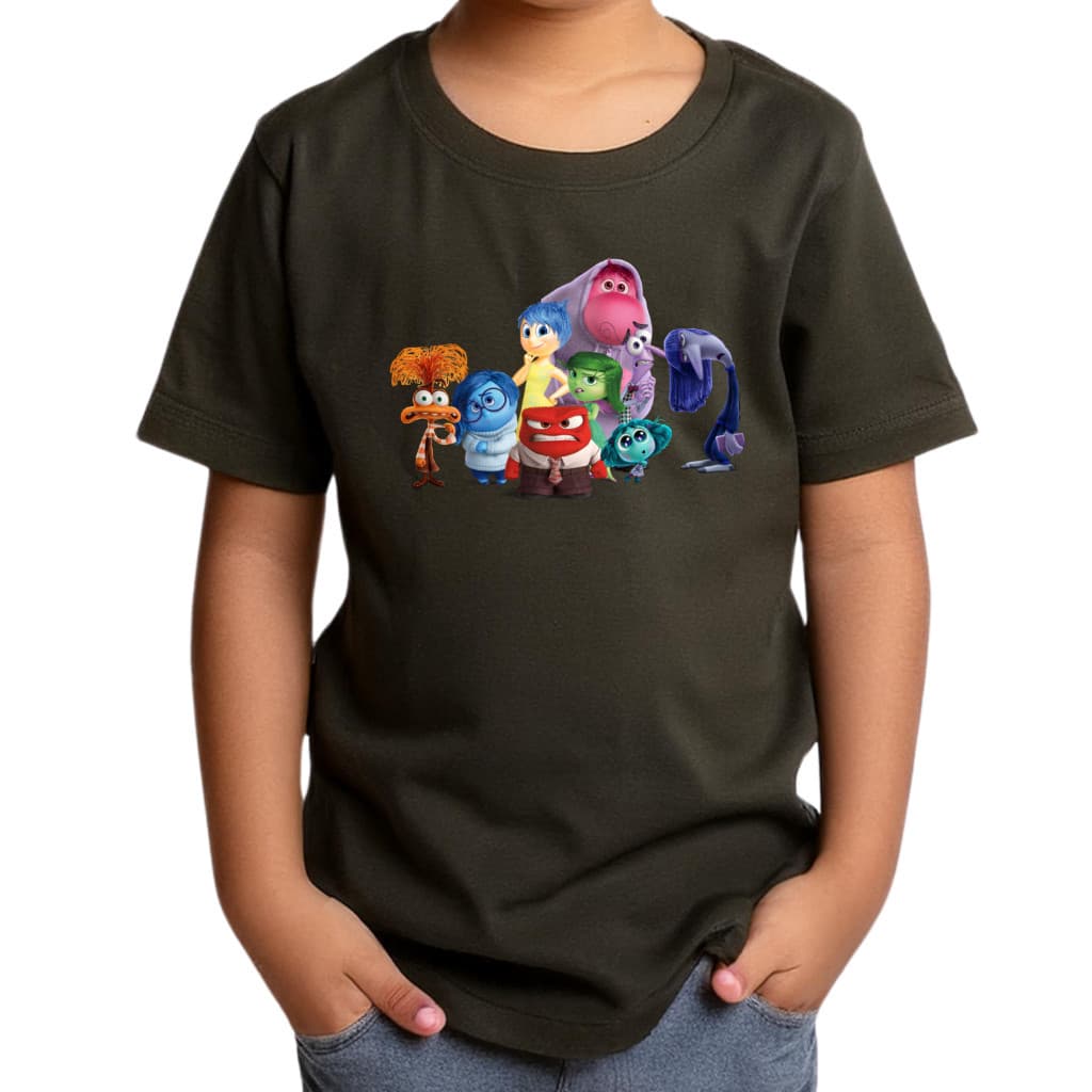 Camiseta Infantil Divertidamente Camisa Criança Estampa Fofa Verão Volta as Aulas