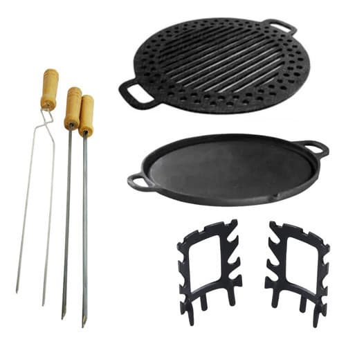 Kit De Peças Para Churrasqueira Gengiskan Alfa