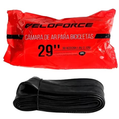 Camara De Ar Aro 29 Veloforce Bico Normal 35mm para Bicicleta Bike MTB