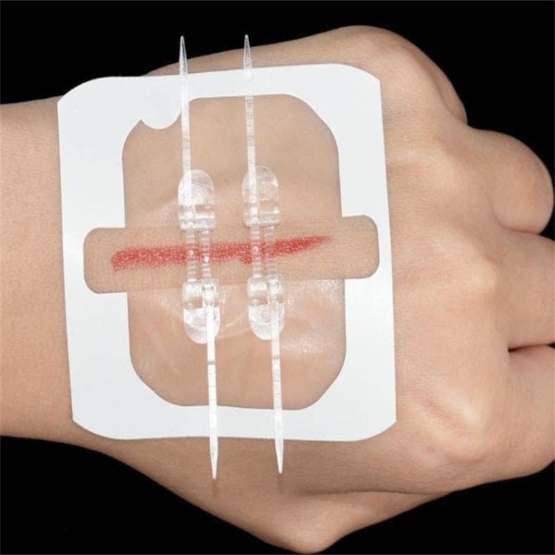 LTBR 2 Pc/Caixa Bandagem Band Aid Zip Stitches Tie Fechamento De Ferida Adesivo Sem Sutura ~