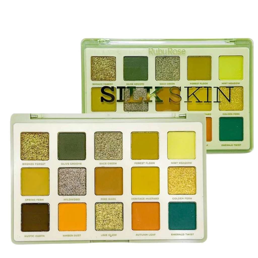 Paleta de sombras nature gleam silk skin ruby rose hbe2205