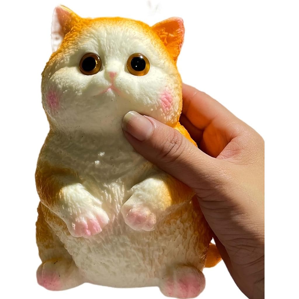 Kawaii Gato Pata Lento Subindo Brinquedo Mole Espuma Macia Pegajoso Em Forma De Animal De Aperto Sensorial Alívio Do Est