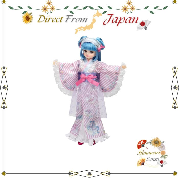 Takara Tomy Licca Doll LD 14 Econeco Yukata Dress Up Doll Age 3 Plus【 Direct from Japan 】