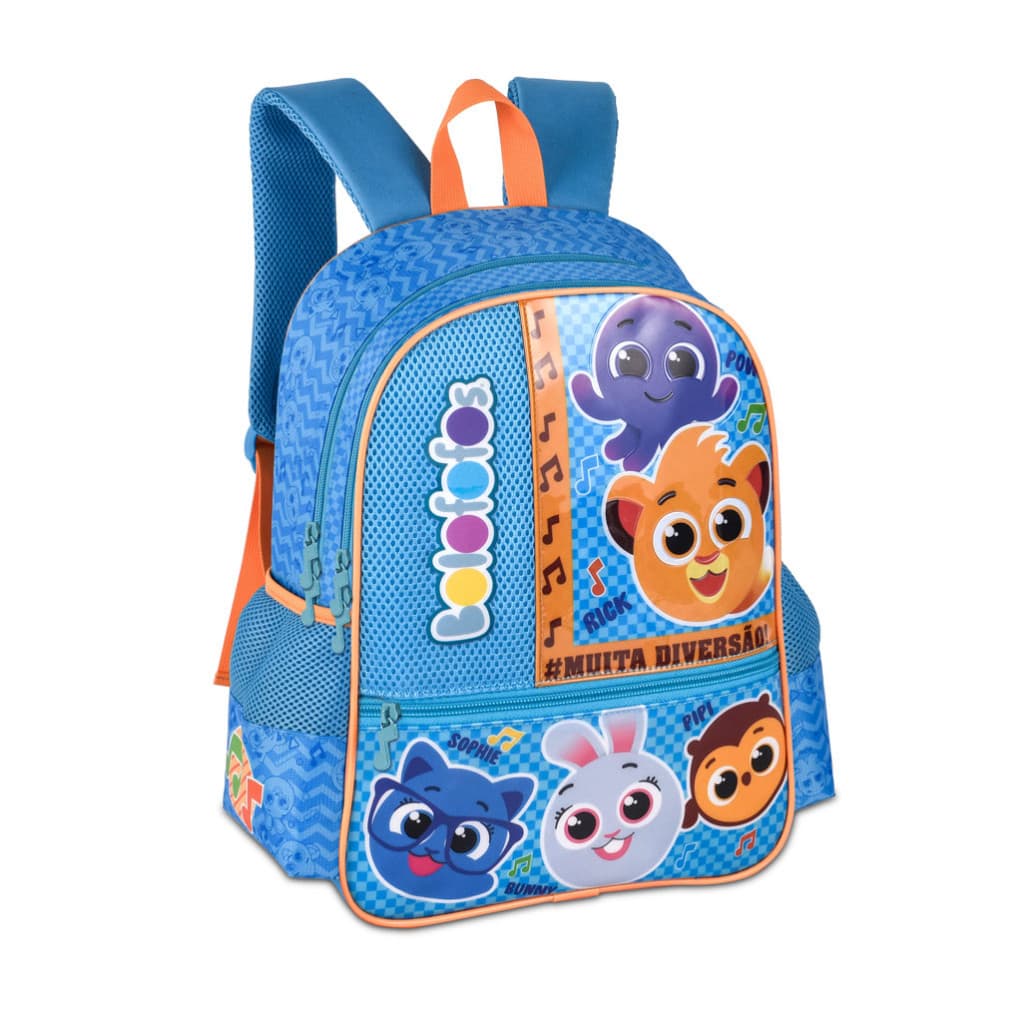 Mochilinha infantil Bolofofos Youtuber 16l - Clio De Costas