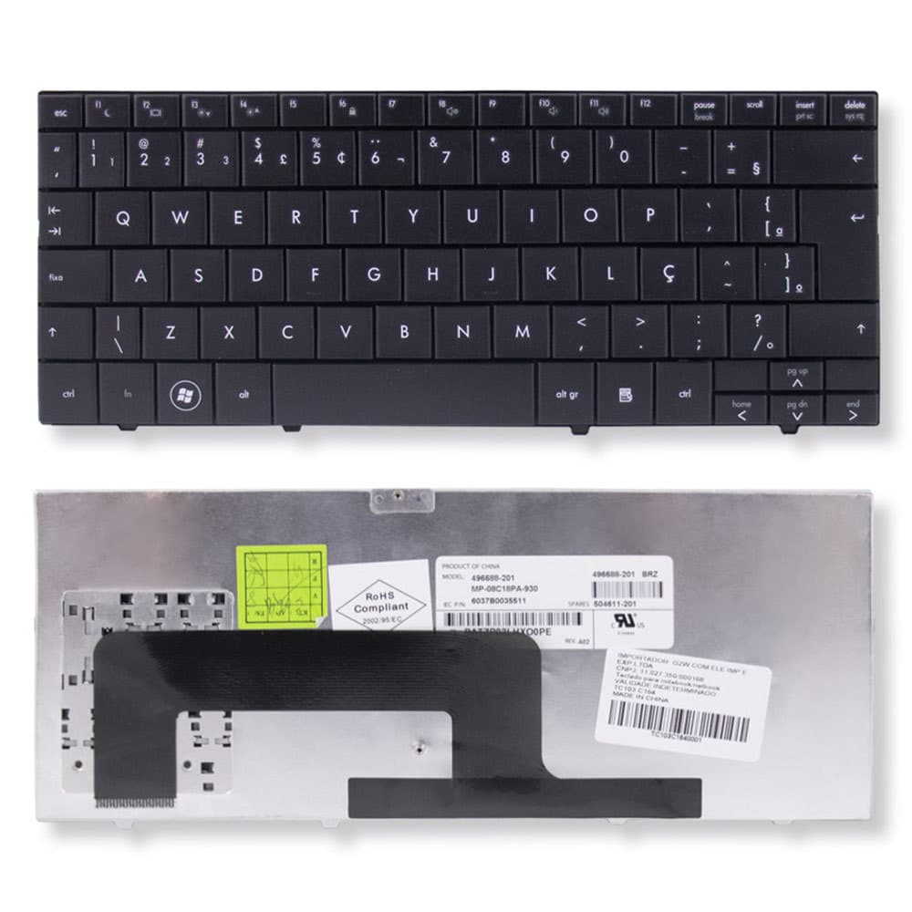 Teclado para Notebook Hp Mini 1151NR | Preto ABNT2