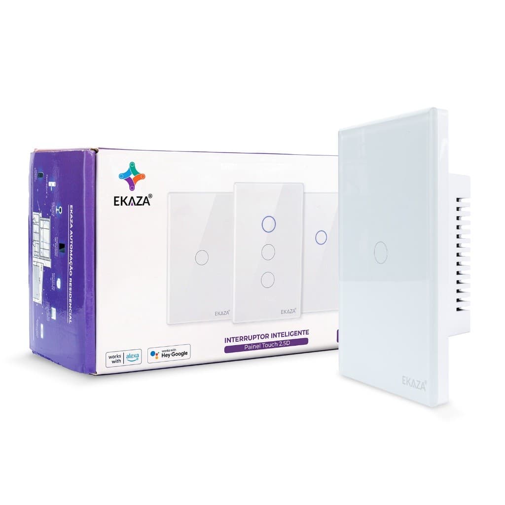 Smart Interruptor wifi alexa e google home Ekaza