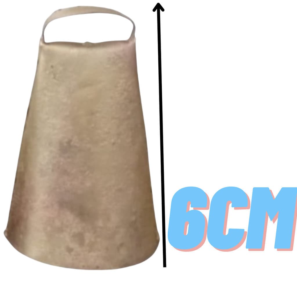 Sino de bode para Cabras Cabritos Bezerros Garrotes Boi Vaca Touro 6cm