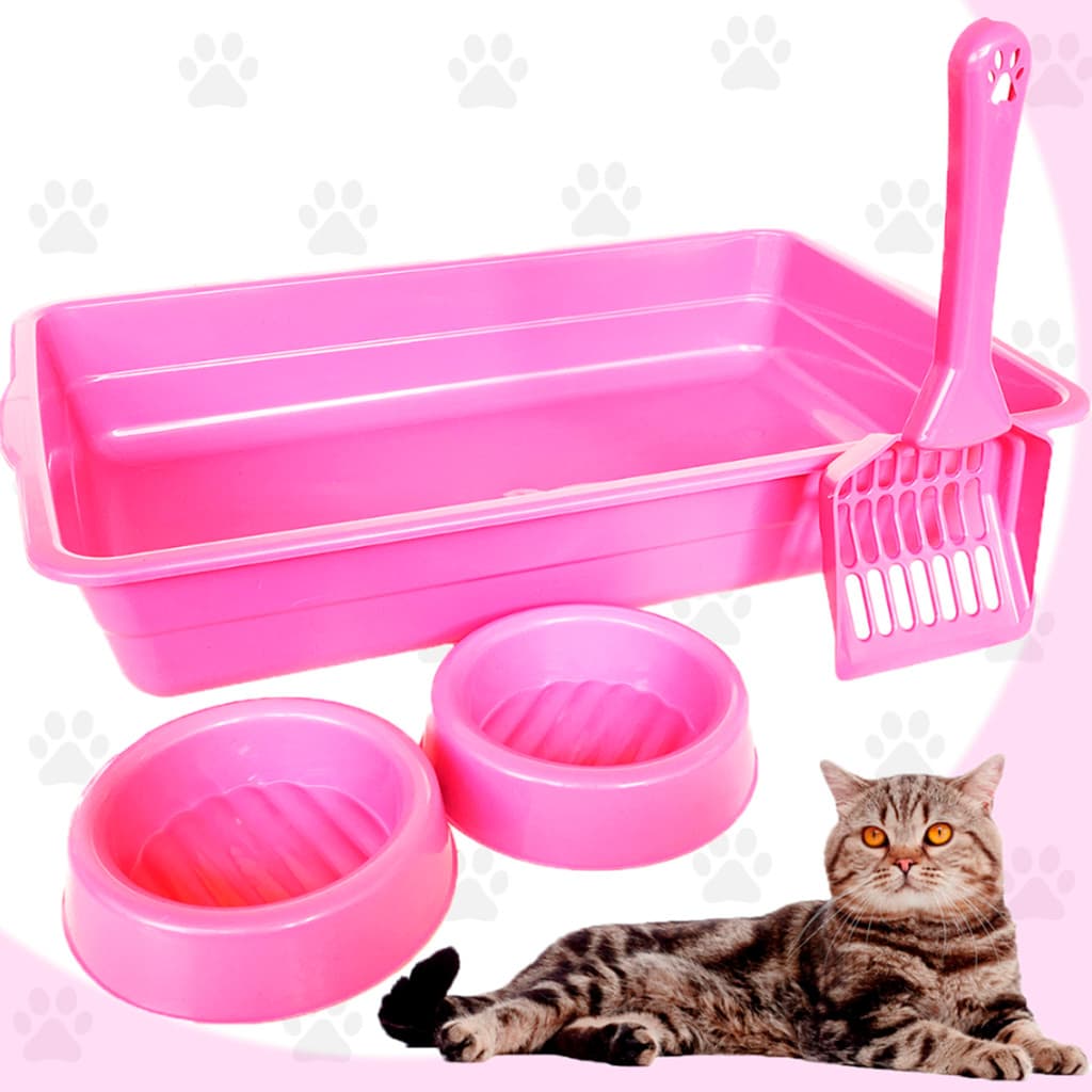 Kit Bandeja Higiênica Para Areia De Gato Banheiro de Gatos