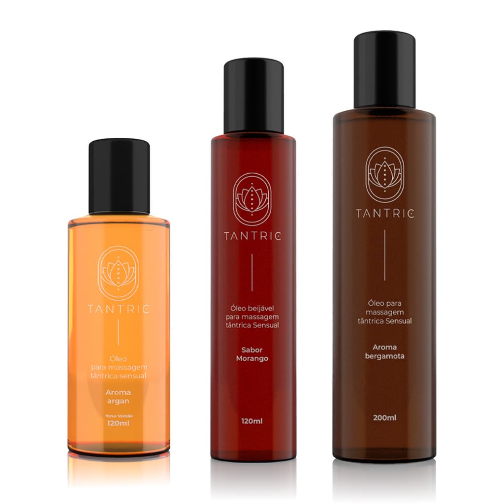 Kit Óleos de Massagem Tantric (3 óleos)