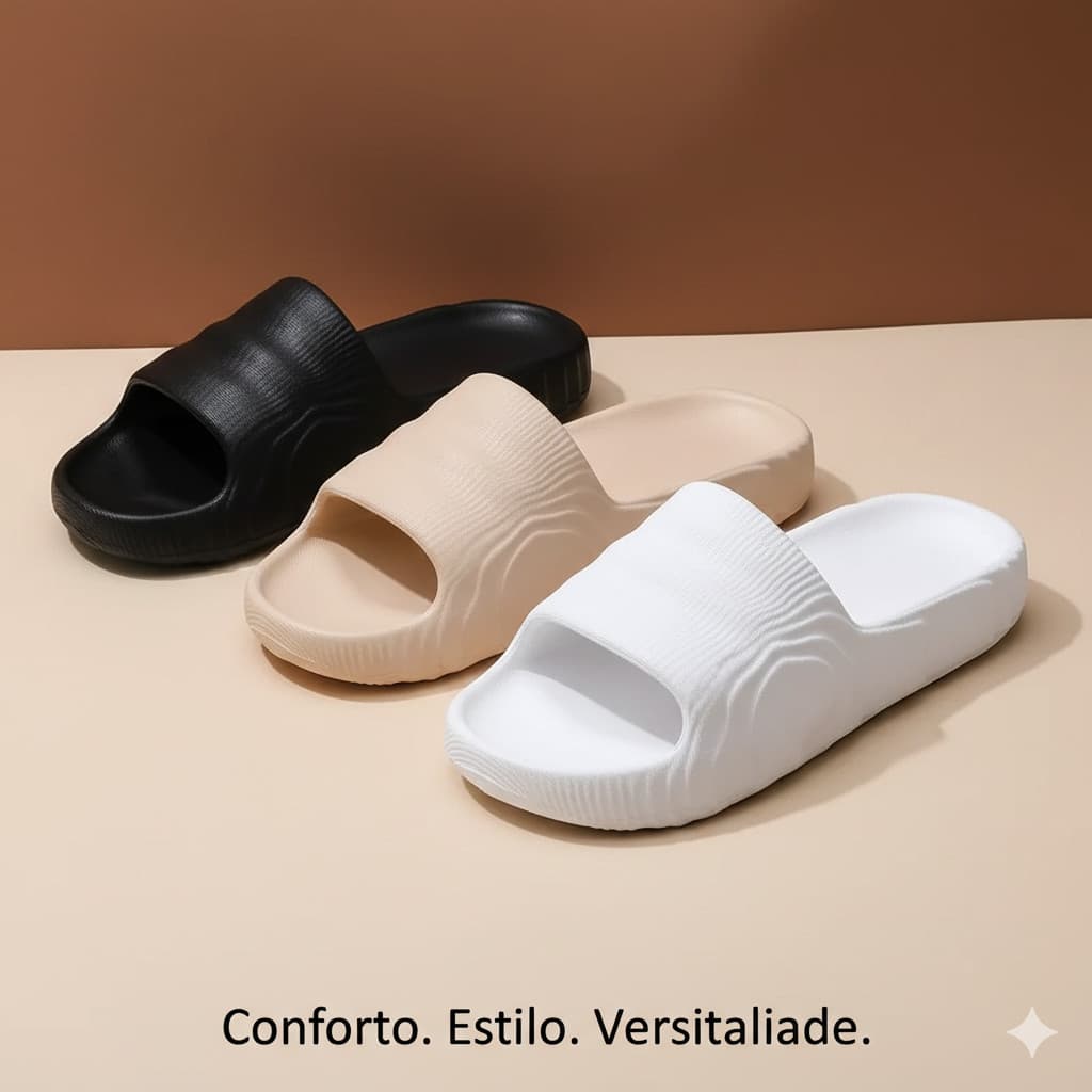 Chinelo Jogador Slide Masculino Feminino  Original Confortável com Envio Rápido