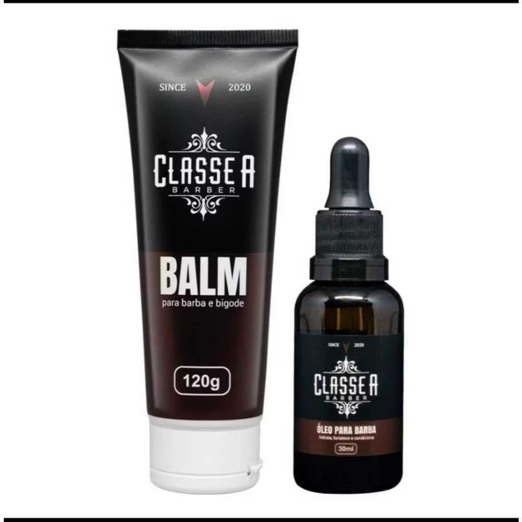 KIt Barba Balm e Oleo para Barba Classe A