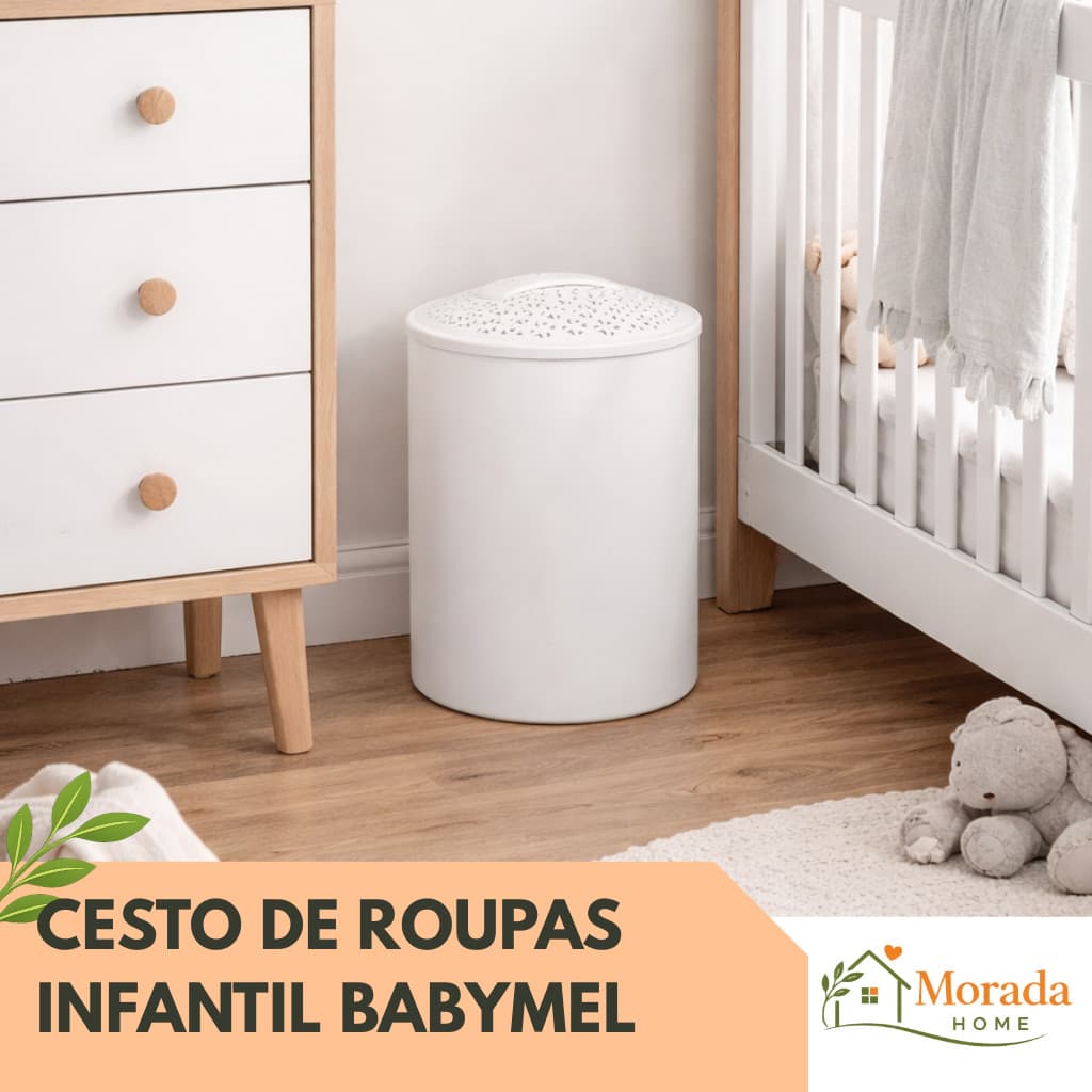 Cesto Lixeira 10L e 15L Baby Mel Quarto de Bebê Banheiro Fraldas Cozinha Roupas Escritório Pet