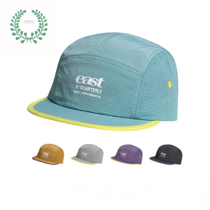 Boné Masculino Five Panel Bordado Letras Malha Corrida Viagem Moda Diário Feminino Chapéu