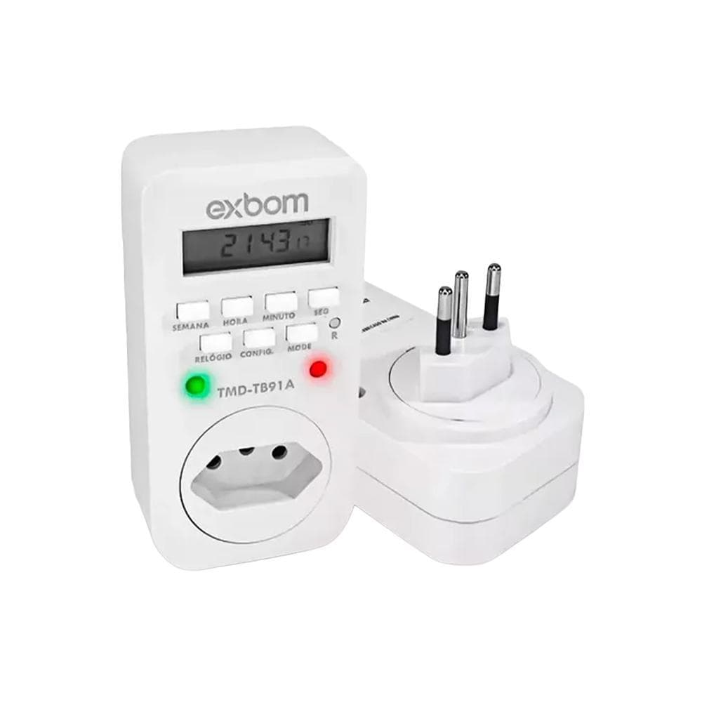 TIMER DIGITAL BIVOLT AUTOMÁTICO EXBOM 47656 2200W