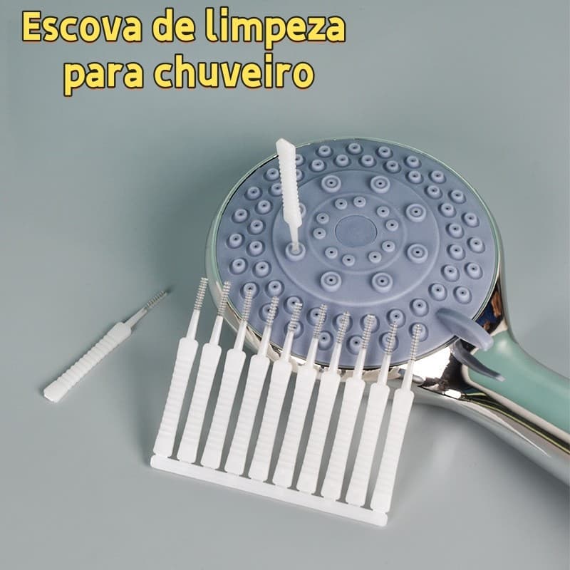 Kit 10/20/30/40/50 Escova De Limpeza De Ralo De Chuveiro Mini Limpador De Telefone Multifuncional Ferramentas Fogão