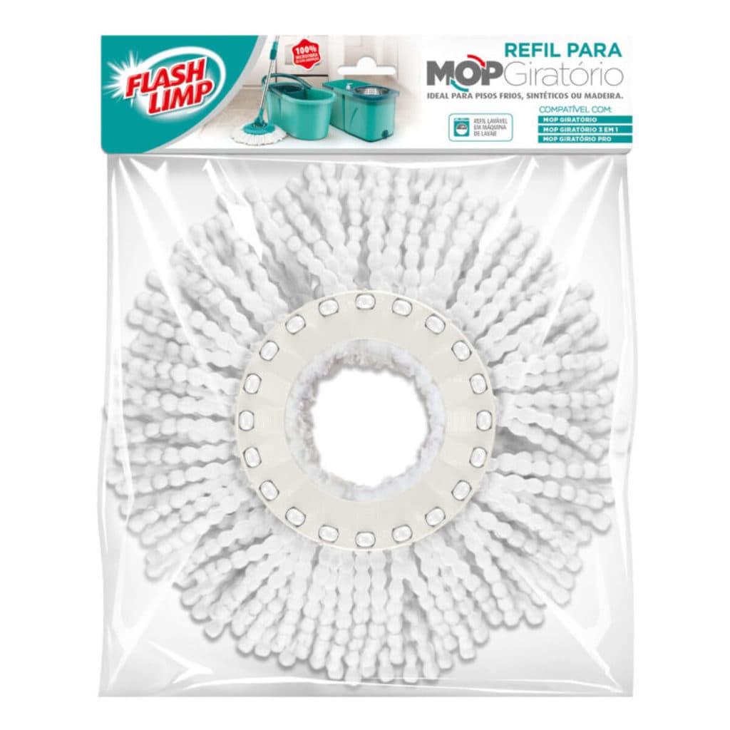 Refil para Mop Giratório - Flash Limp