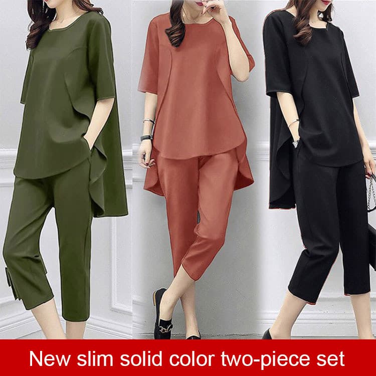 Conjunto De Duas Peças De Cor Sólida Para Emagrecimento Corporal , Nova Chegada , Roupas Femininas/Casual/Roupa De Moda