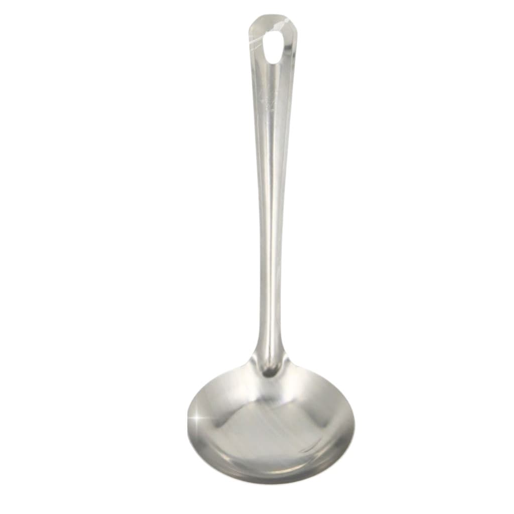 Concha Feijão Sopa Inox Grande Utensílio de Cozinha Resistente Restaurante Buffet Lanchonete Caldo