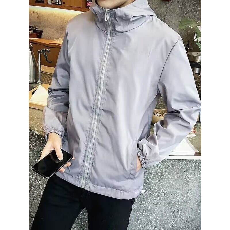 Protetor solar roupas masculinas 2025 novo estilo primavera verão proteção UV gelo seda com capuz topo montanhismo pesca