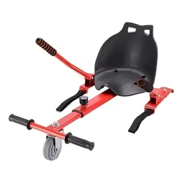 Hoverkart Carrinho Assento Universal Hoverboard Aço Resistente 6.5 8.5 10 VERMELHO