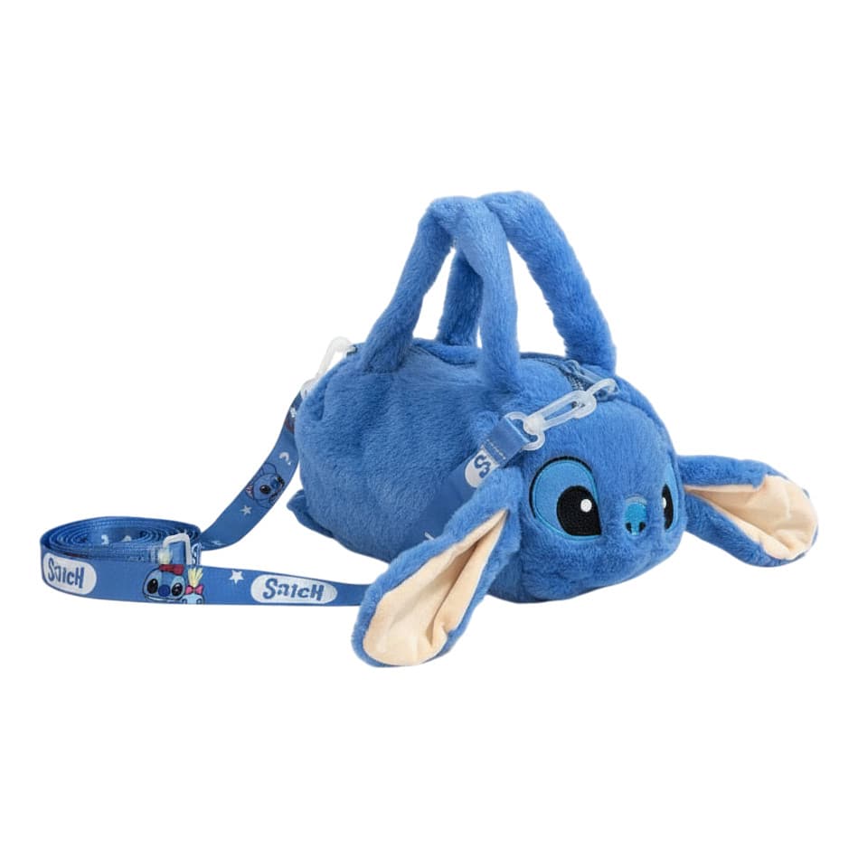 Bolsa Stitch Infantil Pelúcia Fofa Porta Objetos Escolar