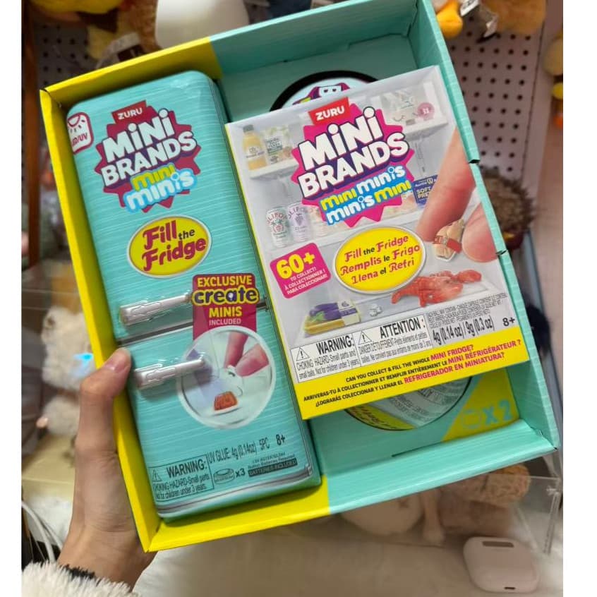ZURU Série Surpresa Mini Bola De Geladeira DIY Decoração De Quarto Brinquedos Colecionáveis Para