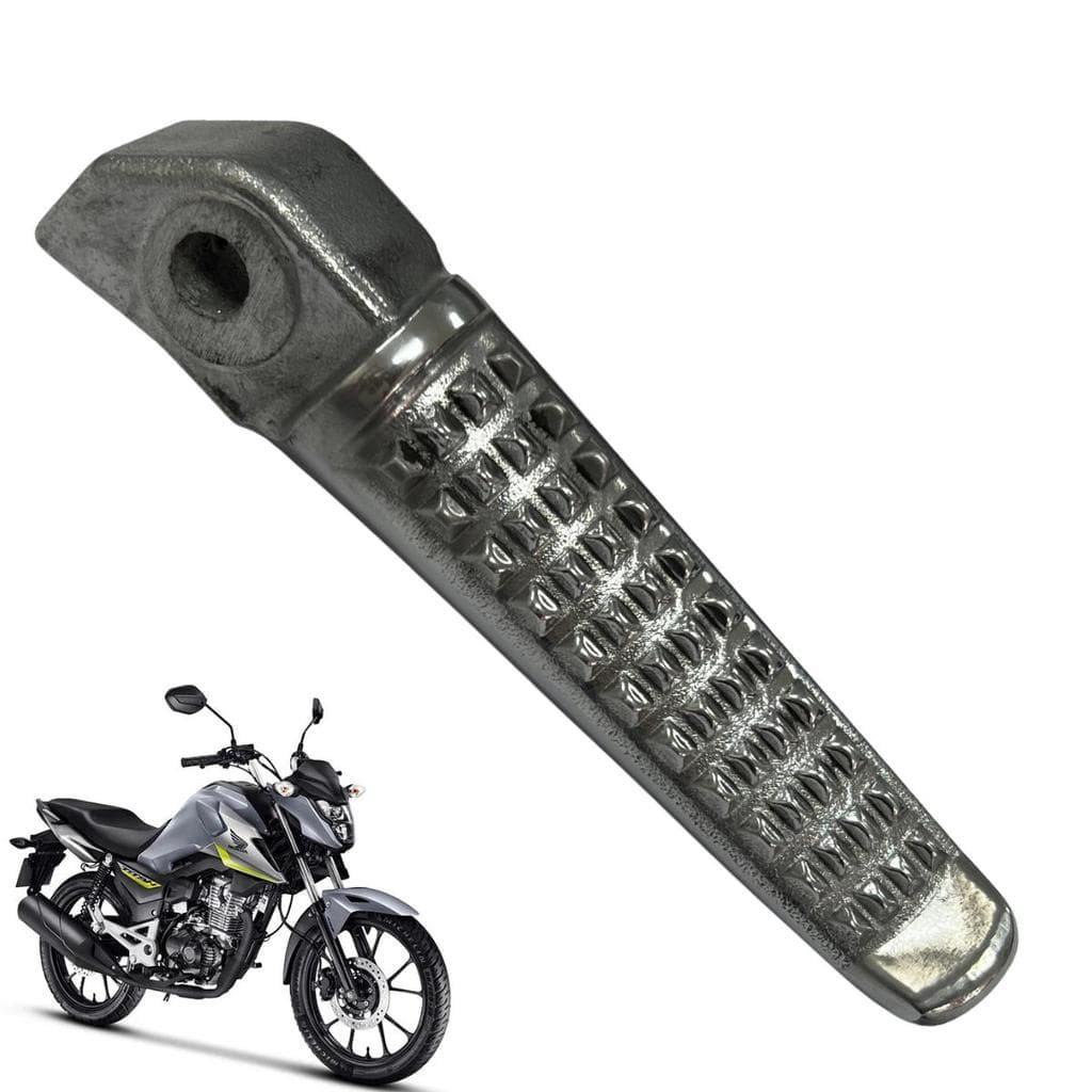 Pedaleira Traseira Esquerda Titan160 Titan 160 2025 Polido Mega Moto