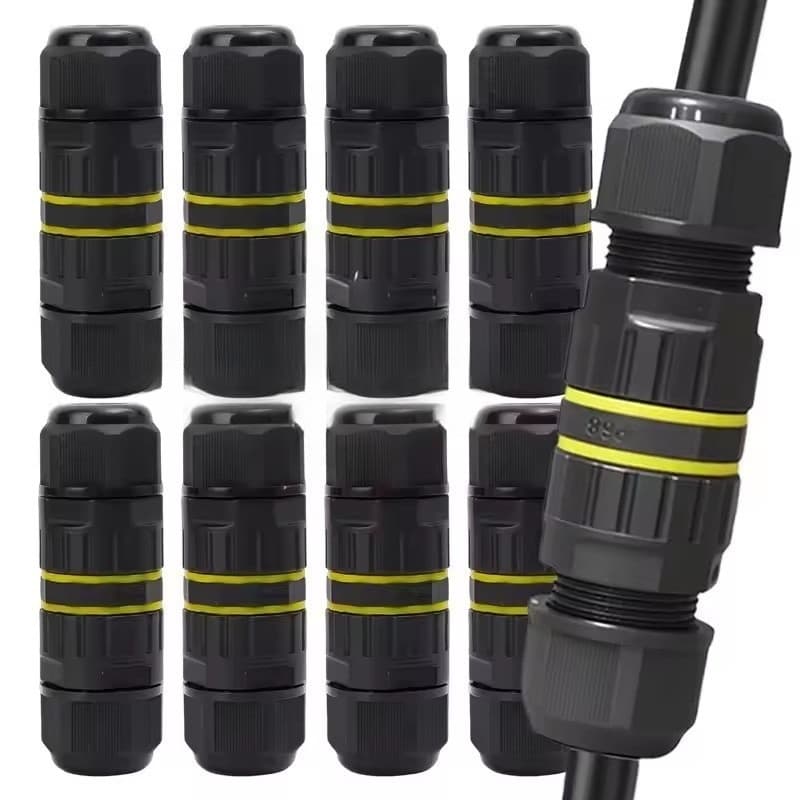 Fácil Instalação IP68 Caixa De Junção Elétrica Emenda De Fio Terminal À Prova De Poeira-Adaptador De Fiação De Parafuso