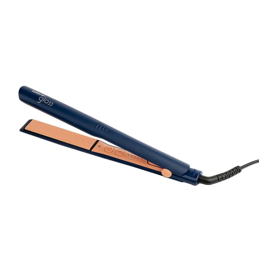 PRANCHA DE CABELO GLOSS BLUE LED BIVOLT 150°C A 230°C TAIFF