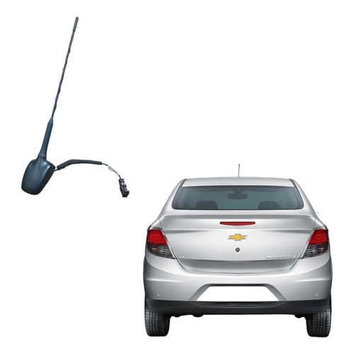 Antena Teto Externo Chevrolet Prisma 2013 A 2019 Preto