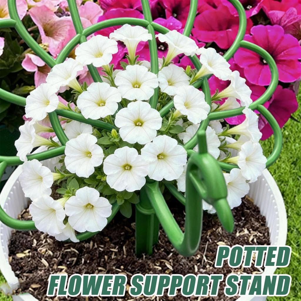 10 Unidades De Estaca De Suporte De Flor De Pavão | Planta De Plástico Para Rosas Petunias Design Impermeável Antienvelh