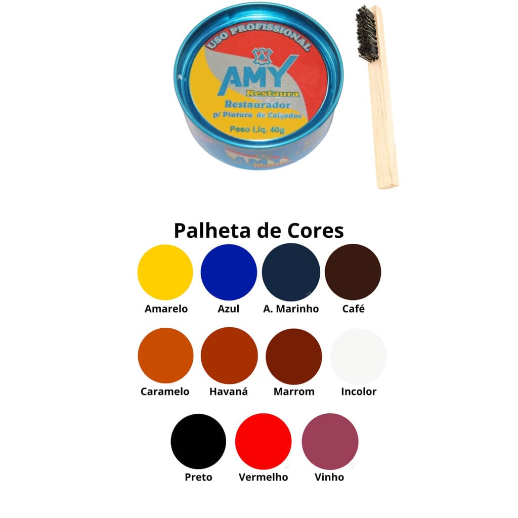 Graxa para Couro - 40 gramas - Amycrom