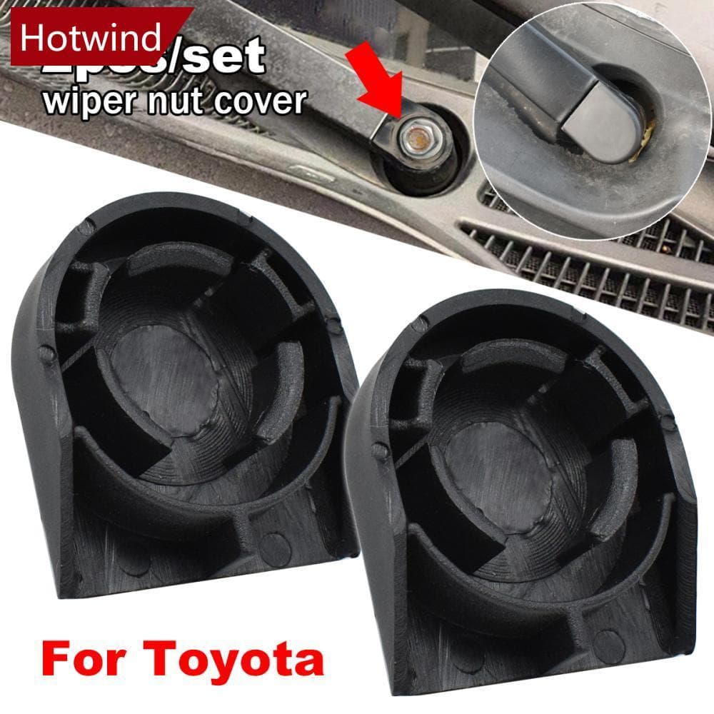 HOTWIND 2 Pçs Frente Do Carro Pára-Brisas Limpador Braço Porca Tampas Parafuso Capa Para Toyota Corolla E140 E150 E170 E