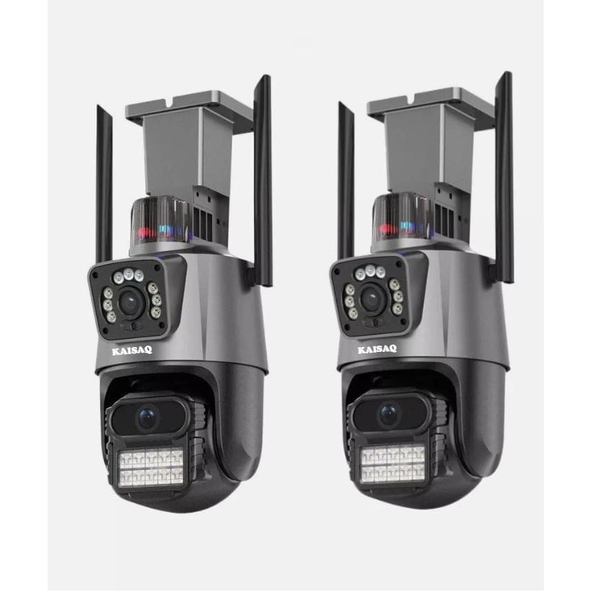 Possui Uma Câmera Externa De Lente Dupla , Áudio E Microfone Integrados , Suporta Rotação De 360 Graus Wi-Fi É Compatíve