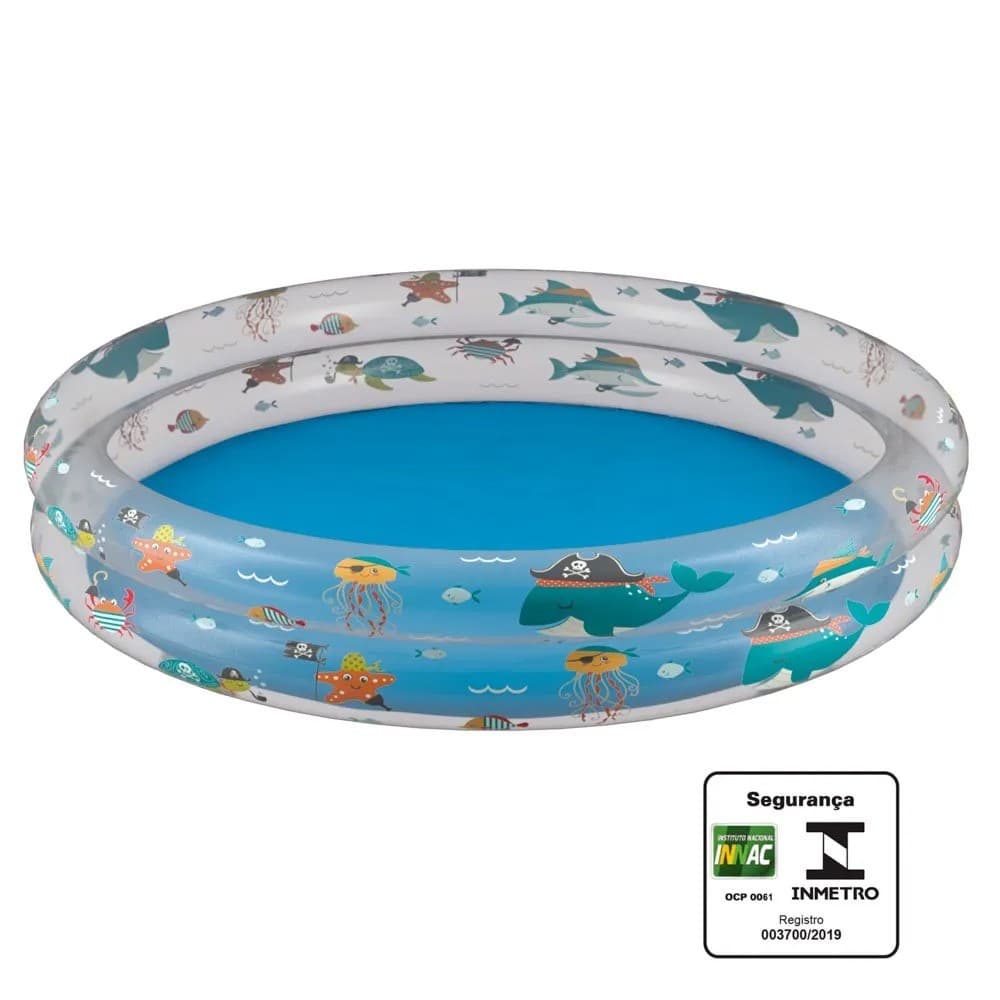 Banheira Piscina Inflável 180 Litros Mor Infantil