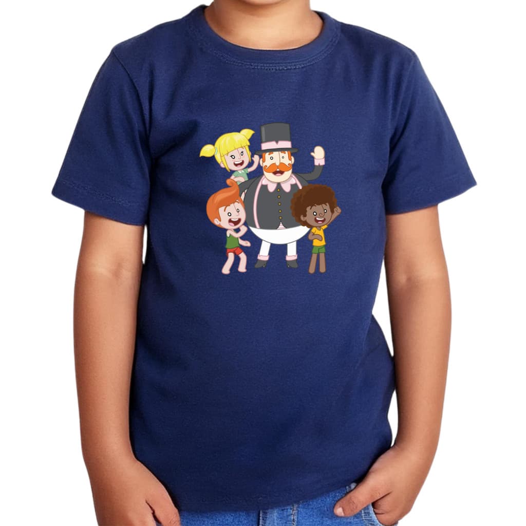 Camiseta Infantil Mundo Bita Estampa Fofa Divertida Camisa Criança Verão Volta as Aulas
