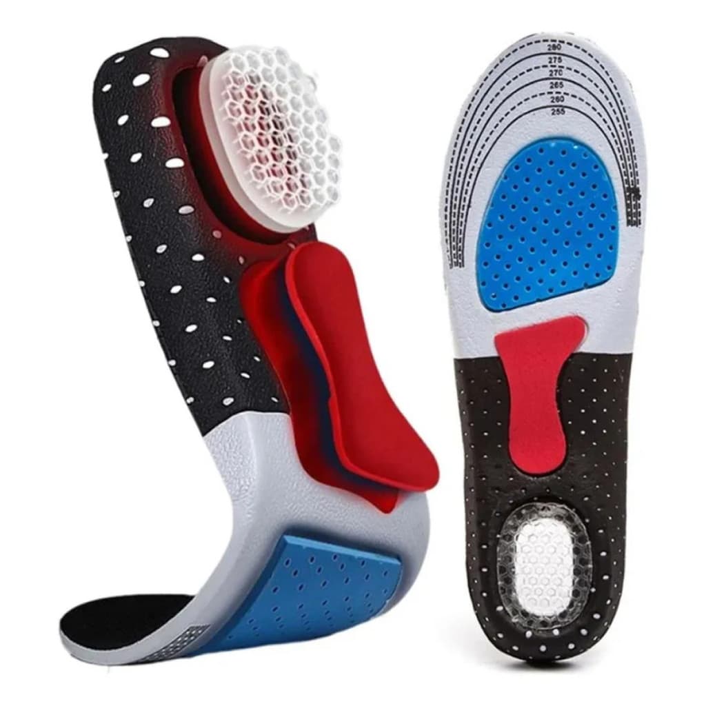 Palmilha Ortopédica Gel Fascite Plantar Esporão Max Palm Confort Premium Ajustável 👣✨👟💎 top