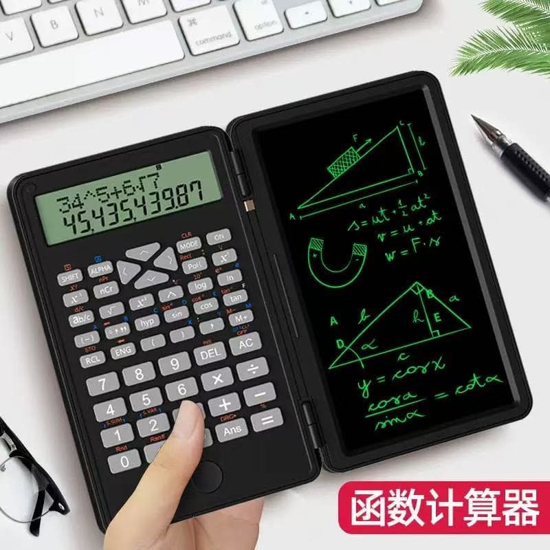 Função científica calculadora placa de escrita Mini escritório exame contabilidade caligrafia multifuncional computador