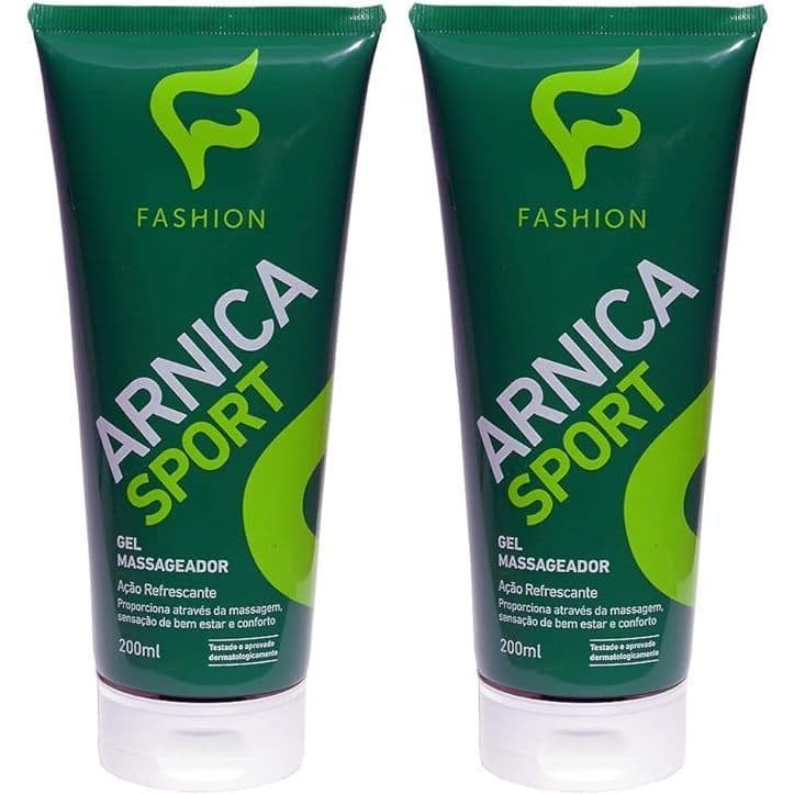 Kit 2 Gel de Massagem Muscular Arnica Sport Fashion Cosméticos 200 ml cada
