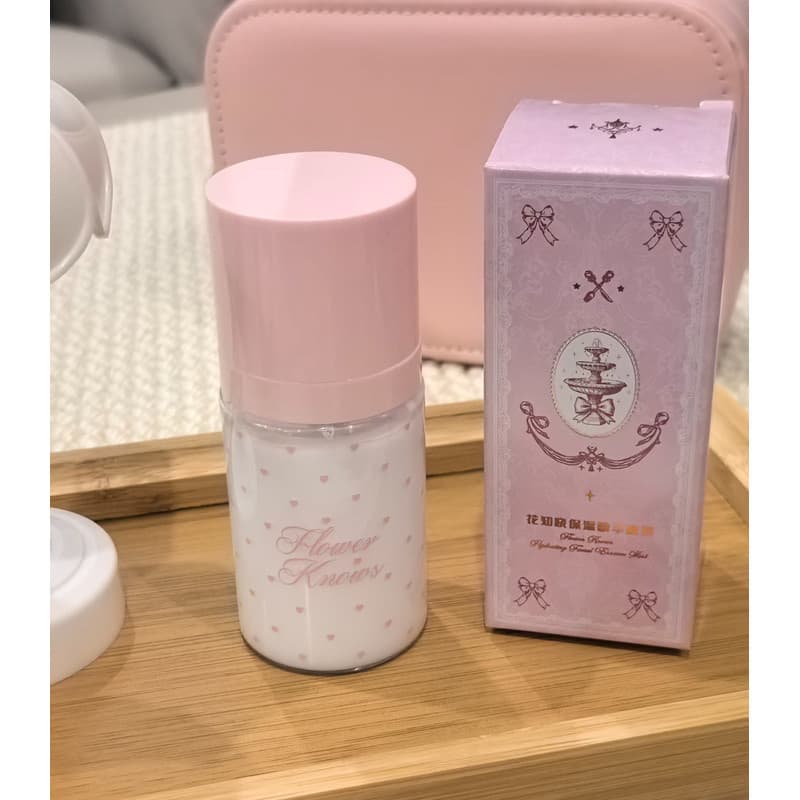 Flor Sabe Hidratante Maquiagem Primer Spray Macio Névoa Fina Refrescante Essência Facial Hidratação De Longa Duração 50m