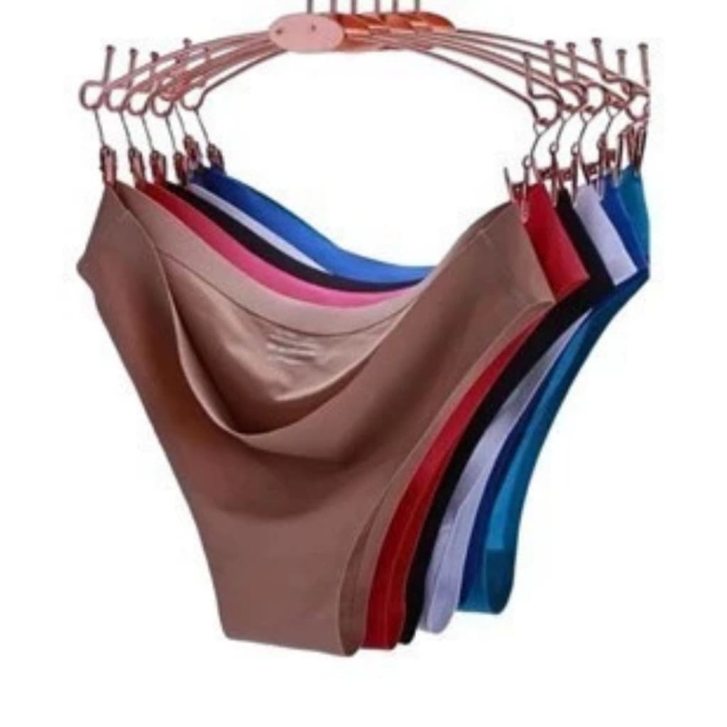 Kit 3 Calcinhas Sem Costura Tanga Corte A Laser PROMOÇÃO Não Marca Vestido CONFORTO