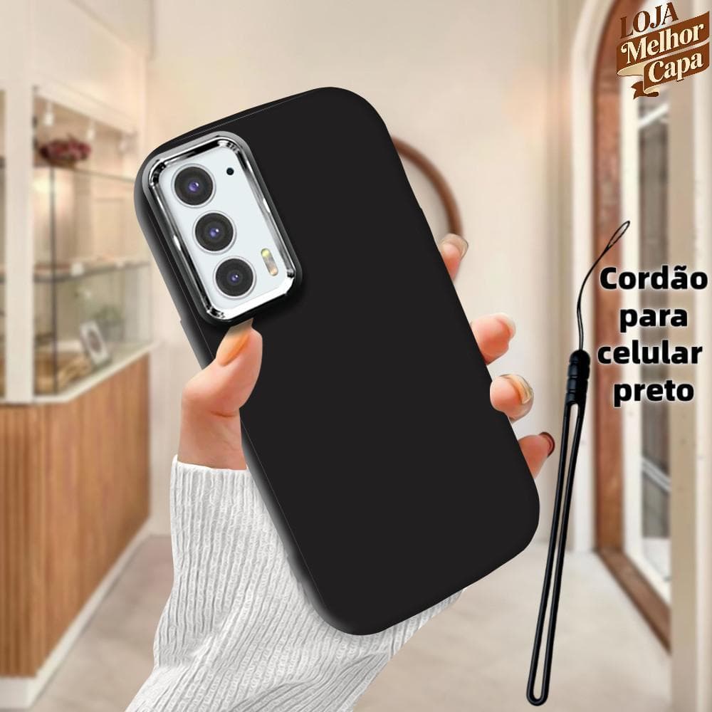 Capinha Simples Macia Silicone Para Motorola Moto Edge 20 Capa Protetora Telefone Caso De Celular Open Lens 0000 Case PD