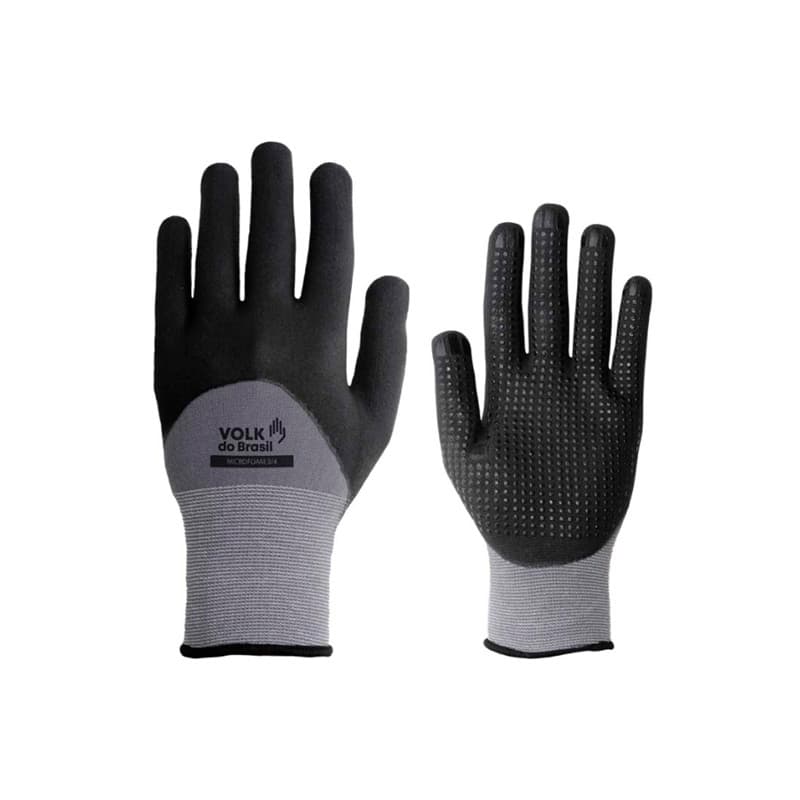 Luva de Segurança Nylon Microfoam 3/4 Nitrila Foam Palma   C.A. 37168