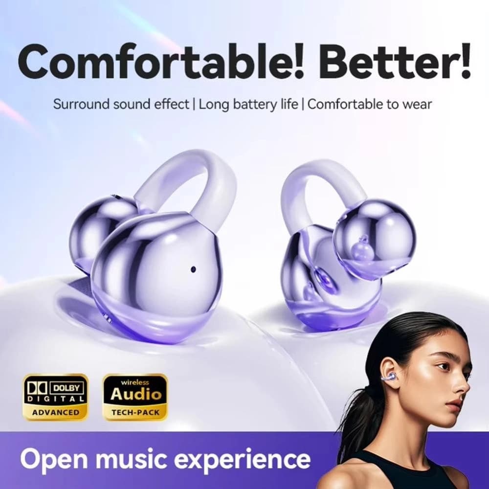 Fone De Ouvido Bluetooth 5.4 Toque DE Impressão Digital 68H Autonomia ANC Cancelando Ruído